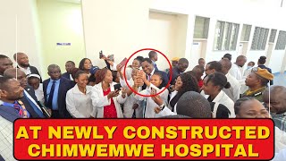 Latest zambia news Dr Hakainde Hichilema Arriving at Chimwemwe Level one Hospital in Kitwe [upl. by Templia]