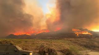 Macy Fire in Lake Elsinore CA 72524 [upl. by Branscum951]