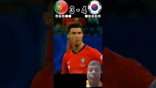 Portugal vs South Korea in FIFA world cup shorts football fifawcq cr7 [upl. by Hanford]