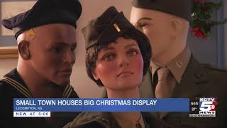 170 Christmas trees on display in Lecompton shine light on Kansas past [upl. by Leribag]