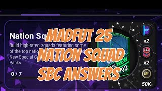 Nation Squad sbc madfut 25 [upl. by Zul292]