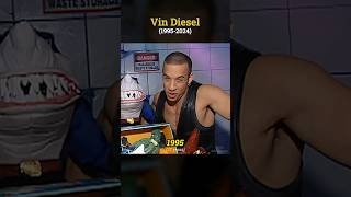 Vin Diesel evolution 19952024 🎬✨️ vindiesel fastandfurious thenvsnow throwback [upl. by Maril]