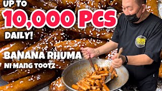 WORLDWIDE FAMOUS BANANA RHUMA  STREET FOOD MANILA  MANG TOOTZ [upl. by Vorster]