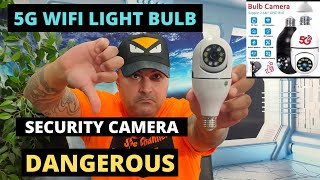 Light Bulb Camera use with App Explained and shown [upl. by Llehcsreh916]