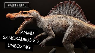 Nanmu Dinosaur Spinosaurus 20 DX Version Unboxing and Review 4K  Jurassic Park [upl. by Brentt476]