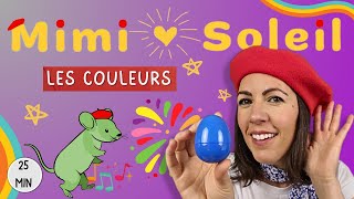 Les couleurs avec Mimi Soleil  les formes et comptines  Vidéos éducatives en français pour enfants [upl. by Lenrow124]