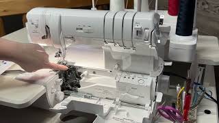 Learn to thread your Babylock serger for a 2thread flatlock stitch [upl. by Saltzman632]