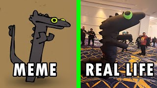 Toothless Dancing Original Vs Real life [upl. by Ytissac645]