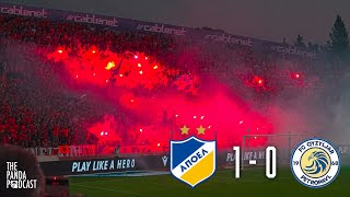 APOEL 10 FC KyzylZhar SK  Uefa Conference League Match Vlog [upl. by Teerprug]