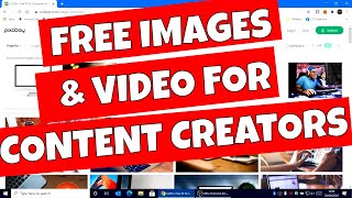 Get FREE Images amp Video For Your Content From PIXABAY [upl. by Netsrek]