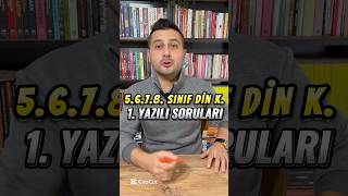 Ortaokul 5678 Sınıf Din Kültürü 2 Dönem 1 Yazılı Soruları yazılısınavsoruları [upl. by Birmingham]