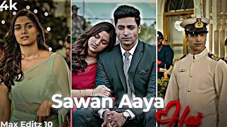 Sawan Aaya Hai X Major  Adivi Sesh  Saiee Manjrekar  Major Edit In 4k [upl. by Aicener]