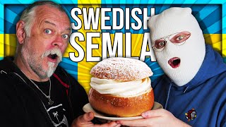 ANOMALY AND PAPA MAKE TRADITIONAL SWEDISH SEMLOR [upl. by Aisha]