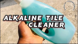 HOW TO MAKE TILE CLEANER  alkaline germ free cleaner [upl. by Clair]