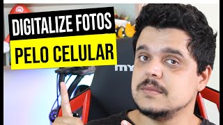 Como DIGITALIZAR fotos ANTIGAS pelo CELULAR  Android e iOS [upl. by Atalee]