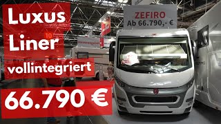 Italienischer Design Luxus Liner für 66790 € Nagelneu Roller Team Zefiro 2024 Das Mega Wohnmobil [upl. by Kamilah799]