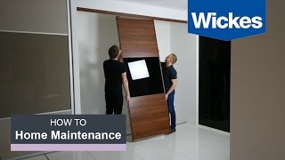 How to Measure amp Fit Wardrobe Doors with Wickes [upl. by Werdma]