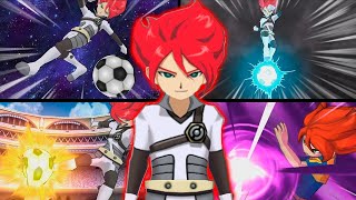 Gran Xene  All Hissatsu Techniques  Inazuma eleven Games [upl. by Glennon234]