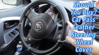 Should You Buy Car Pass Leather Steering Wheel Cover [upl. by Kenric871]