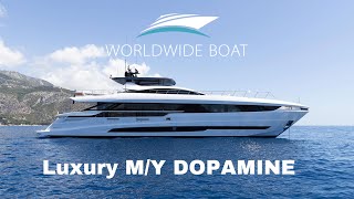 TOUR the BRANDNEW Charter Yacht 108  33m DOPAMINE from 110000 A Week Bahamas and Miami [upl. by Inavoig]