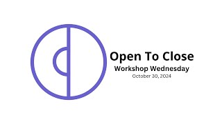 Workshop Wednesday  October 30 2024 [upl. by Menken]