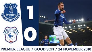 SIGURDSSON STRIKES AGAIN  EVERTON 10 CARDIFF CITY [upl. by Waterman]