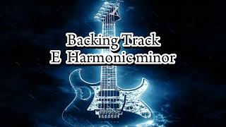 E Harmonic Minor Backing Track  Em D C B7 [upl. by Radmilla]