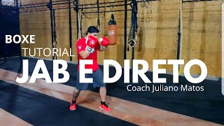 Boxe para Iniciantes 2019  Tutorial Jab e Direto 1 [upl. by Ahsikin]