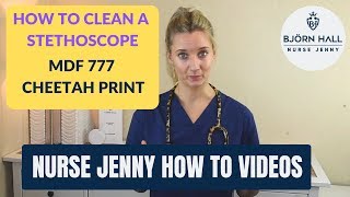 How To Clean A Stethoscope MDF 777 [upl. by Nirac]