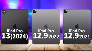 iPad Pro 13 2024 VS iPad Pro 129 2022 VS iPad Pro 129 2021 [upl. by Housum]