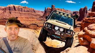 4WD loses control on DEADLY MOAB Trail  what happens next [upl. by Littell]