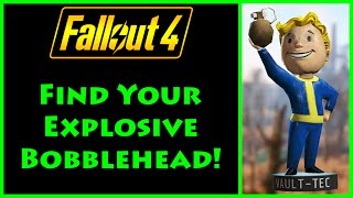 Fallout 4  Explosives Bobblehead Location  4K Ultra HD [upl. by Orman]