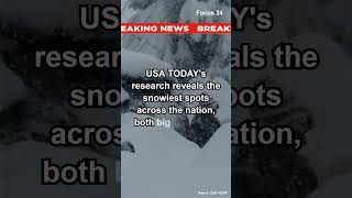 USAs Snowiest Cities and Towns news update america [upl. by Nimajaneb]