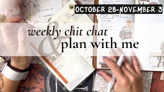 plan with me  october 28 november 3  hobonichi weeks 2024 [upl. by Namzaj]