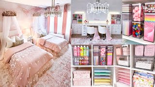 EXTREME GIRLS BEDROOM MAKEOVER  ULTIMATE Organizing  DIY Decorating Ideas on A BUDGET [upl. by Bove]