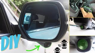 Honda  How To SIDE rear VIEW mirror CAMERA install [upl. by Eedissac]