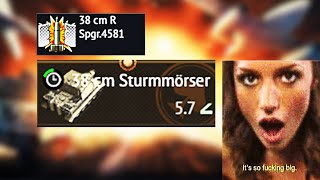 STURMTIGER 38 CM HUGE ROCKET EXPERIENCE  WAR THUNDER [upl. by Calvin]