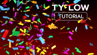 tyFlow Tutorial Cloth Collision amp Confetti Explosion by RedefineFX [upl. by Gino]