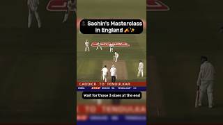 Sachin Tendulkar’s Unbelievable Century Against England  A Batting Masterpiece 🏏 [upl. by Adleremse253]