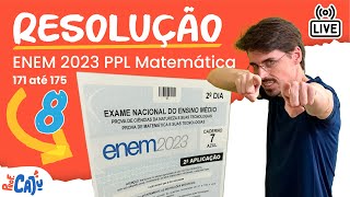 🔴 ENEM 2023 PPL Live 08 Questões de 171 até 175 [upl. by Ettedualc]