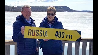 Norwegian Coastal Express 9  22 May 2023 Part 8 Kirkenes and the Russian border [upl. by Ramahs187]