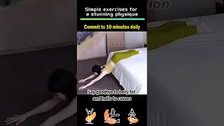 Simple exercises for a stunning physique [upl. by Merrel8]