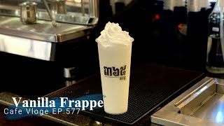 Cafe Vlog EP577  Vanilla Frappe  Vanilla drinks  Frappe drinks  Large size [upl. by Akcirret228]