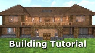 Spacious Dwelling Part 4 Minecraft Building Tutorial [upl. by Nylessoj]