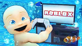 Baby Builds Secret Underwater Gaming Room [upl. by Uis]