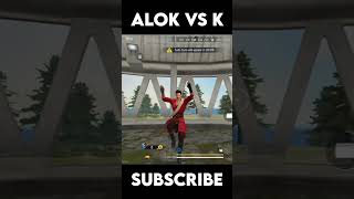 Alok Vs K Character Hp Test 🤩 shorts freefire ytshorts [upl. by Rehpotsirc]