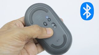 How to Pair Logitech Pebble Mouse M350 via Bluetooth [upl. by Ximenes]