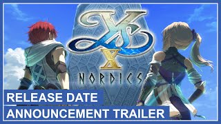 Ys X Nordics  Release Date Announcement Trailer Nintendo Switch PS4 PS5 PC [upl. by Eladnek]