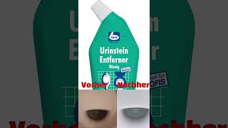 Urinstein entfernen das hilft wirklich Härtefall mit Salzsäure Dr Becher Urinstein Entferner WC [upl. by Mimi]