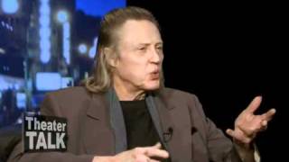 Theater Talk Actor Christopher Walken [upl. by Neerod]